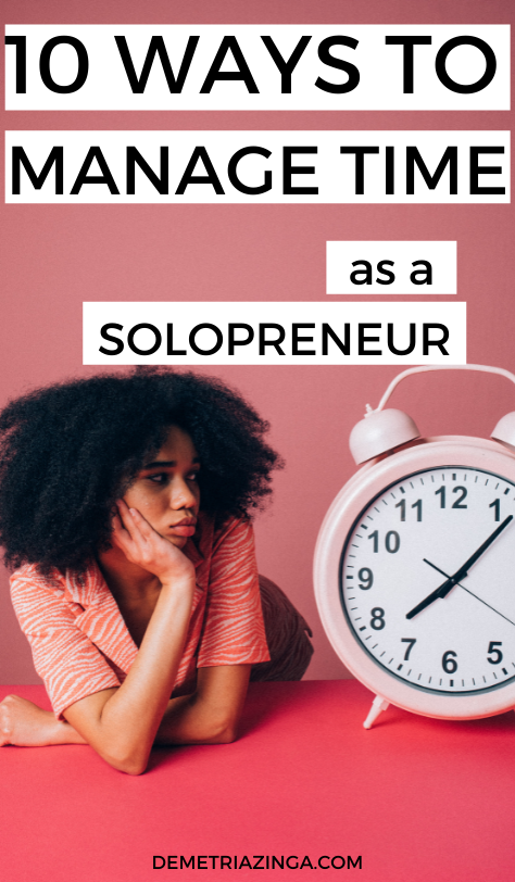 Manage Time Solopreneur